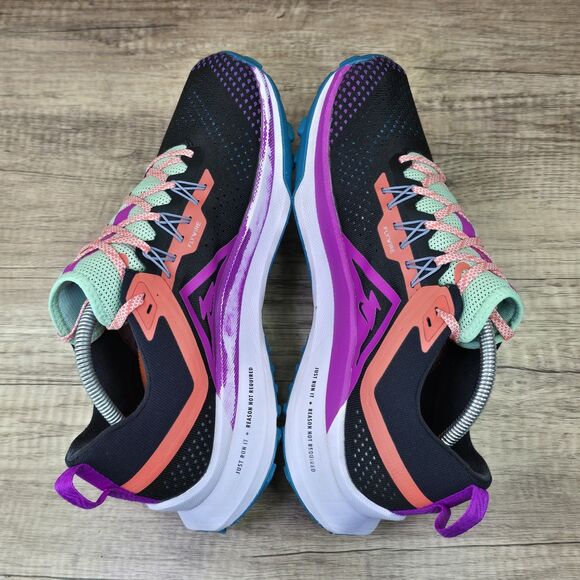 Nike React Pegasus Trail 4 Men\'s 11 Black Vivid Purple Green Shoes (DJ6158-003) main image 5